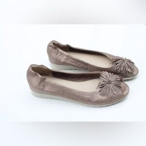 The Flexx peep toe low wedges